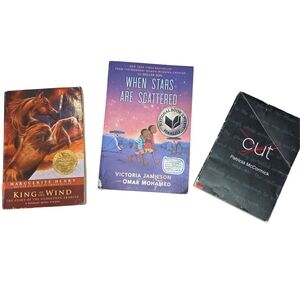 Set of 3 Books: King of the Wind, When Stars Are Scattered, Cut Teen Books